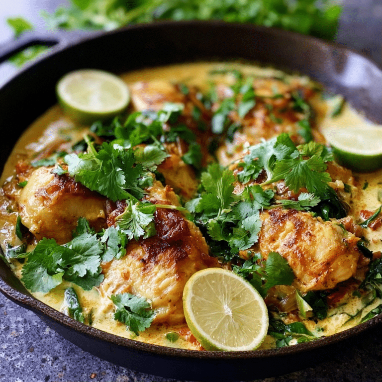 Whole30 Coconut Lime Chicken Skillet Recipe