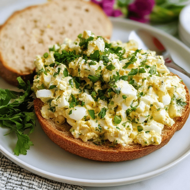 Simple High Protein Egg Salad | Easy Healthy Lunch Recipe