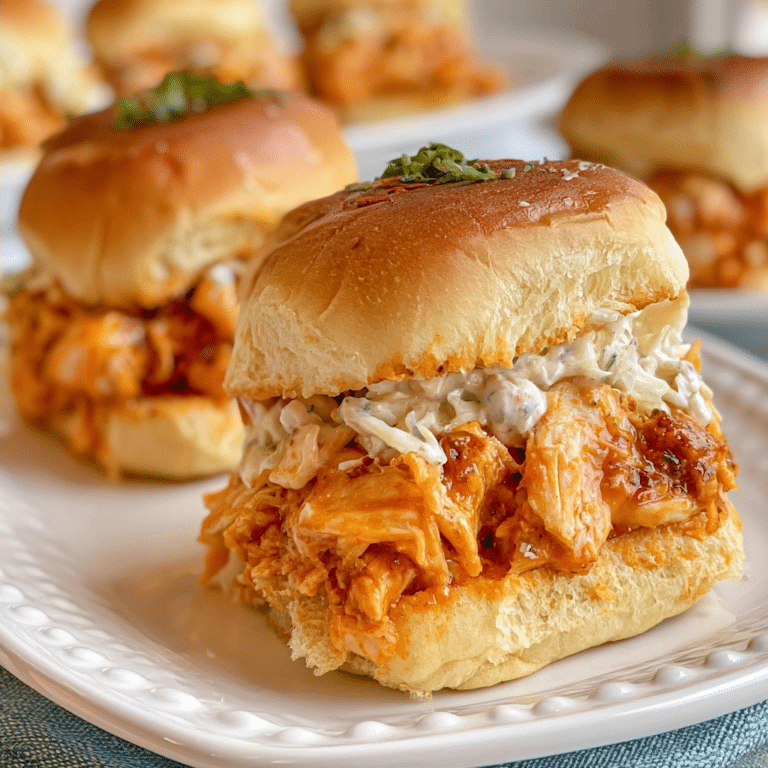 Buffalo Chicken Sliders – Easy Game Day Party Food Recipe
