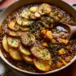 Easy Vegan Hotpot with Lentils Recipe | Simple Lentil Stew