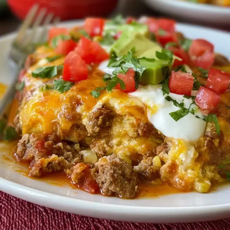 Easy Low Carb Taco Casserole | Quick Keto Dinner Recipe