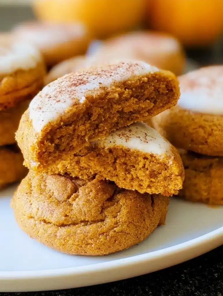 Soft Vegan Pumpkin Pie Cookies | Easy Plant-Based Fall Dessert